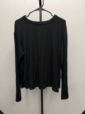 Glow Mode Black Long Sleeve Activewear Tee